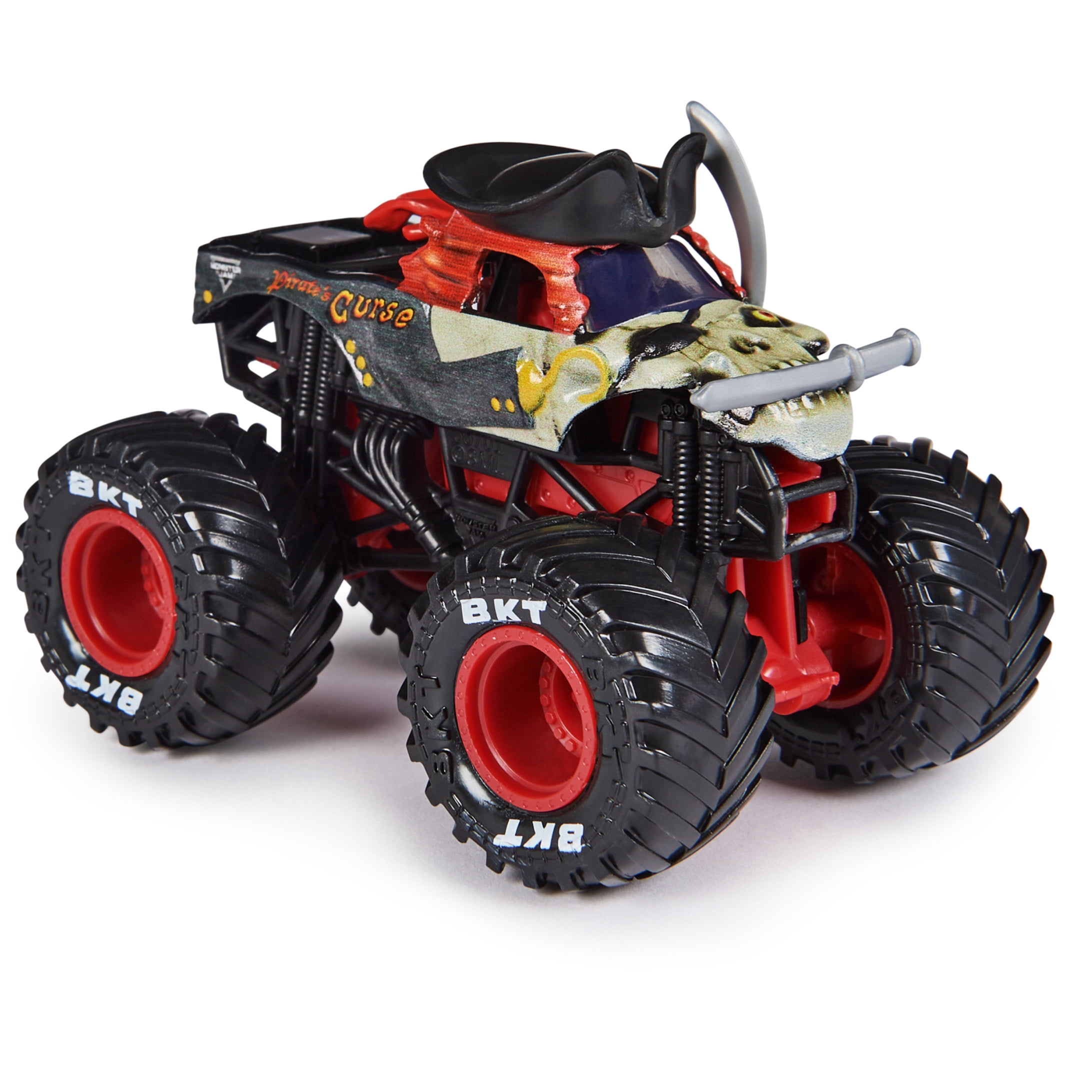 Monster Jam, Official Pirates Curse Monster Truck, Die-Cast Vehicle, 1:64 Scale, Kids Toys for Boys Ages 3 and up