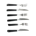 thumbnail image 4 of Better Home Cutlery 12 pcs Steak Knife Set -Black Handle Cutlery Set, 4 of 4
