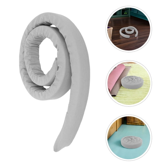 BESTYASH 2-Pack Grey Foam Bedside Gap Fillers with Sound Insulation and Dust for Wall Edges