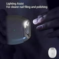 thumbnail image 2 of Universal Automatic Fingernail Grinder for Adults,  Electric Nail Clipper with LED Light & 3 Speeds, Safe & Gentle Nail Care, 360° Silent Auto Fingernail Cutter (3Pcs), 2 of 8