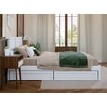 thumbnail image 5 of AFI Lylah Full Solid Wood Platform Bed with Panel Footboard and Storage Drawers, White, 5 of 16