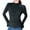 #H-Black, variant on GuangCheng Womens Solid Basic Tops Stretch Turtleneck Warm Pullover Knit Sweaters