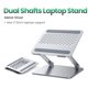 thumbnail image 3 of UGREEN Soporte para computadora portátil para PC Macbook Air Pro Soporte vertical plegable para computadora portátil Soporte para computadora portátil Macbook Pro Soporte para tableta, 3 of 5