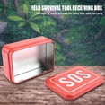 thumbnail image 4 of Mini caja de hierro de supervivencia SOS Kit de almacenamiento para Ehuebsd emergencias al aire libre, 4 of 8