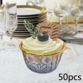 thumbnail image 3 of Capacillos para cupcakes,Copas de postre Capacillos para muffins Copas para cupcakes Postres,Envoltorios para cupcakes Boho Envoltorios para cupcakes Fiesta,Moldes de papel para, 3 of 10
