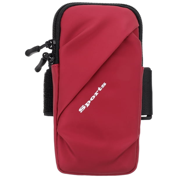 Brazalete deportivo con soporte para teléfono, funda elástica para teléfono móvil para correr, bolsa de almacenamiento para el brazo