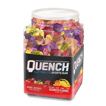 Mueller Quench Gum, Tub-O-Quench, Assorted Gum Flavors, 300 Count