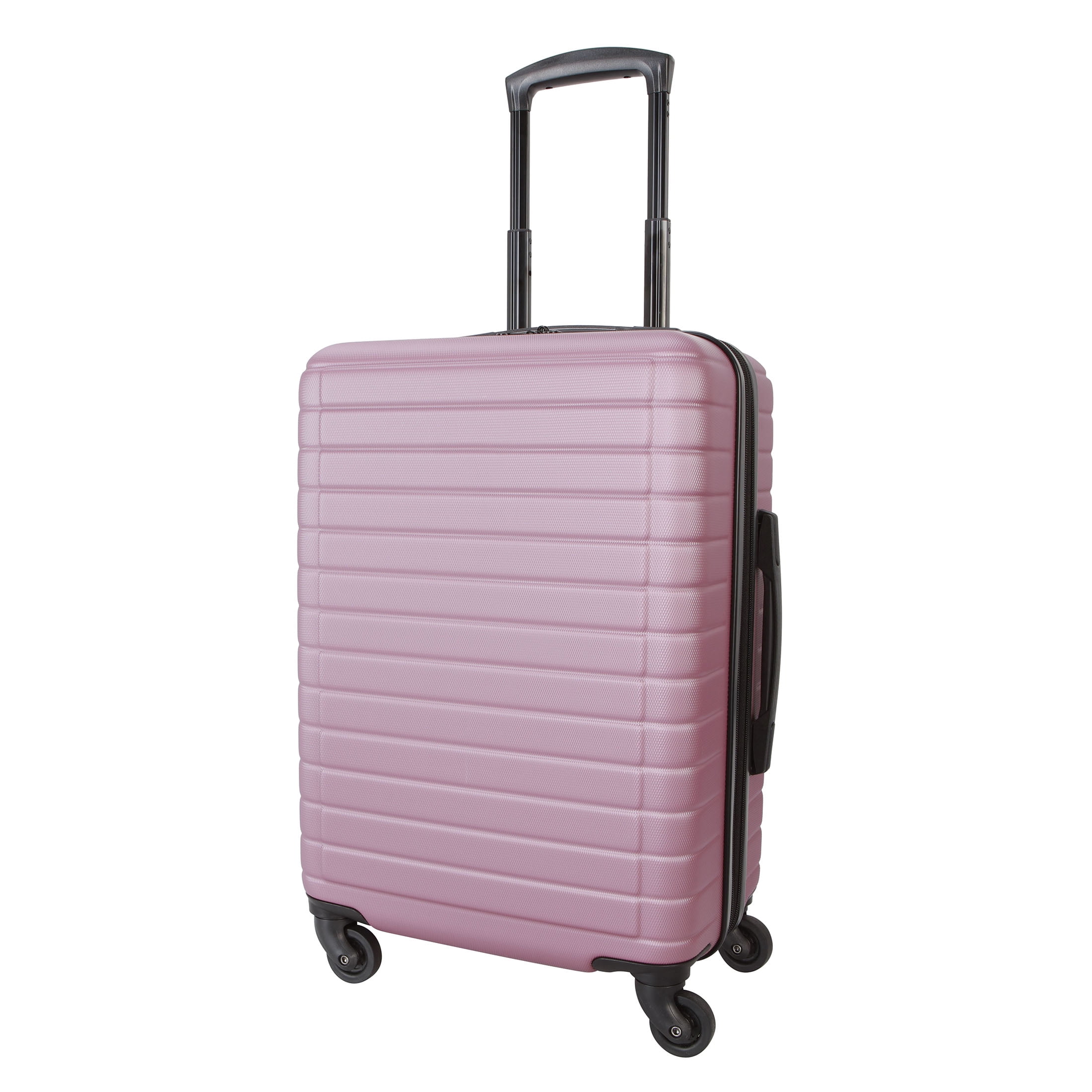 Protégé Vacationer 20-inch Carry-on Expandable Hardside Luggage With 360-Spinner Wheels and Divider Pockets, Violet Pink