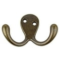 thumbnail image 2 of Gliderite 2 Inch Classic Double Coat Hook, Pack of 10, 2 of 4