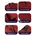 thumbnail image 3 of 4pcs Men suit Tuxedo Vest Pants Bow Lapel Collar Solid Suit Formal Men Attire for Busniness Party Banquet Job Interview Classic Elegant Clothing, 3 of 8