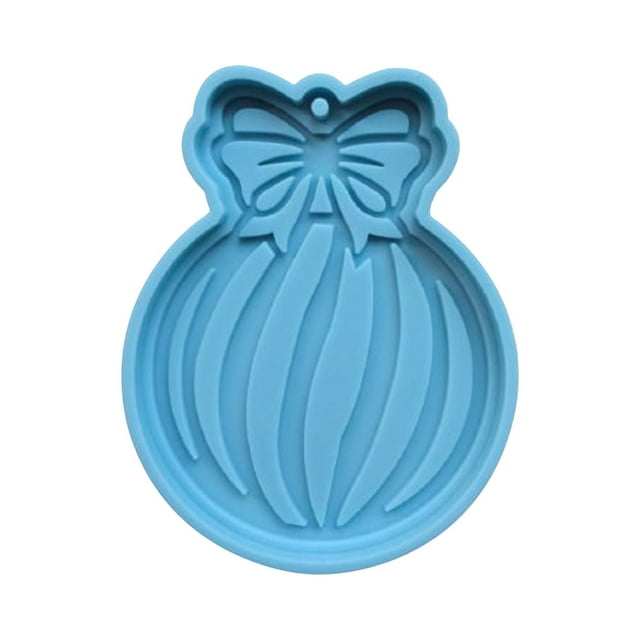 Agiferg Christmas Ornaments Round Shape Pendant Molds For Epoxy Resin DIY Crafts Jewelry Keychain Making