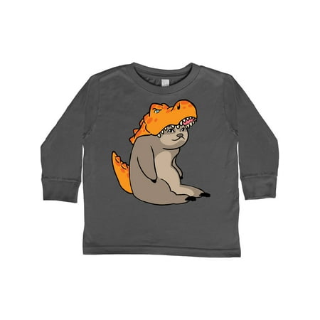 

Inktastic Halloween Sloth Dinosaur Gift Toddler Boy or Toddler Girl Long Sleeve T-Shirt