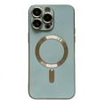 thumbnail image 1 of compatible iPhone 14 Pro Max Magsafe Plating TPU Phone Case with Lens Film Cheap and fine, 1 of 5
