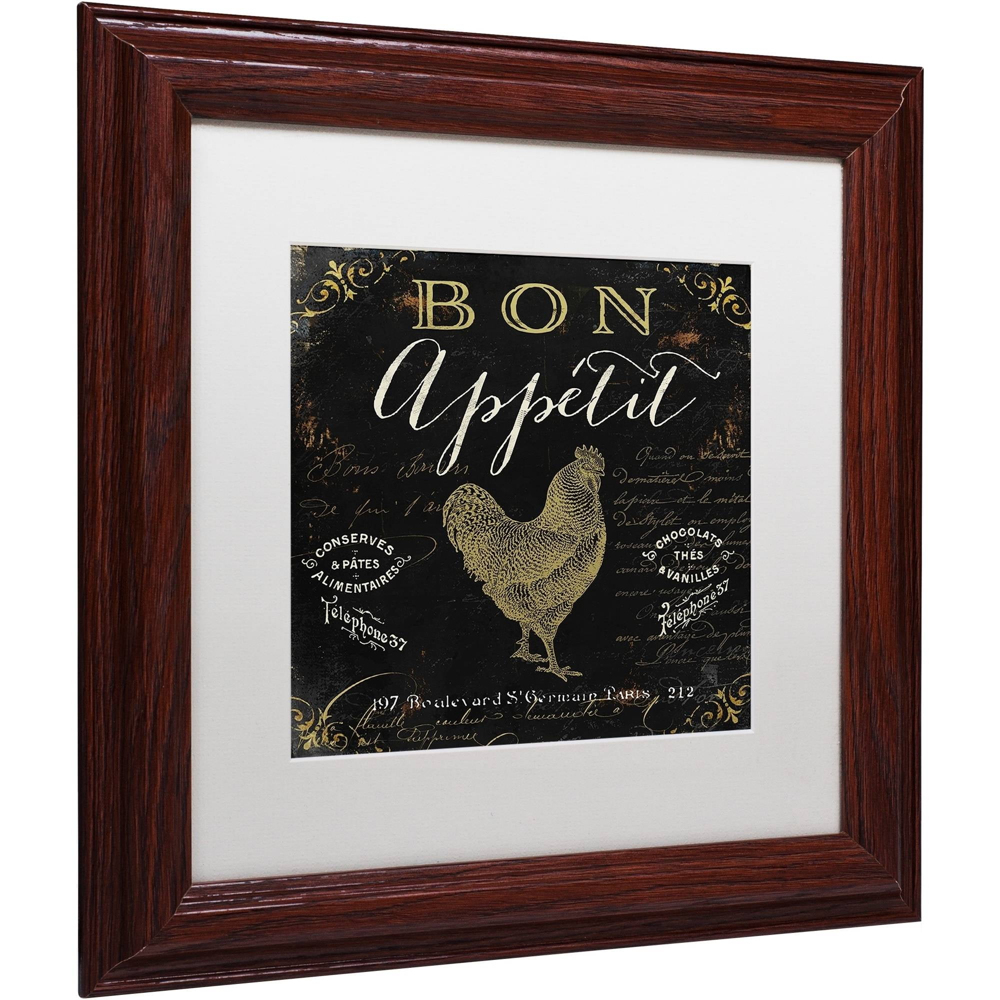 Trademark Fine Art "La Cuisine V" Canvas Art by Color Bakery White Matte, Wood Frame