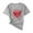Gray, variant on Vmvidoty Graphic Shirt for Women Cute Red Heart Short Sleeve Ladies Tee Tops Teen Girls Casual T Shirt White XXXL