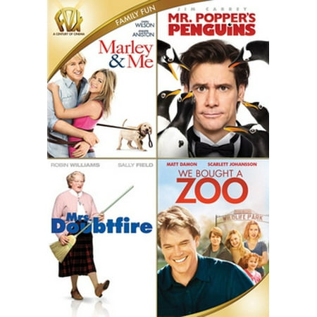 - Mrs. Doubtfire / Marley & Me / We Bought a Zoo / Mr. Popper's Penguins (DVD)
