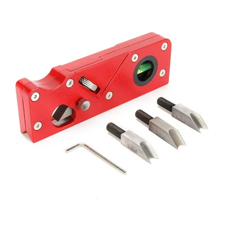 

Handheld Chamfer Plane Woodworking Trimming45 Degree Bevel and cutter head