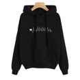 thumbnail image 3 of XINXIAOO Hoodies for Women Long Sleeve Hoodie Women's Hoodies Pullover Cozy Sweatshirts for Women Black Crewneck Sweatshirt Women Fall Jacket Trendy Clothes for Teen Girls, 3 of 3