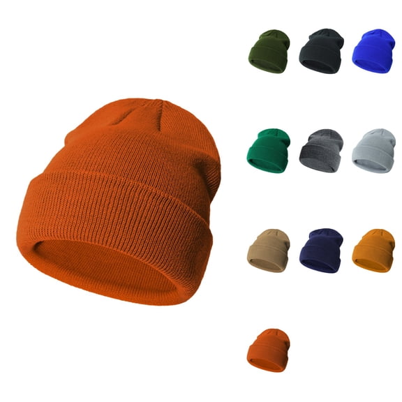 Soft Knit Winter Hat for Kids, Unisex Baby Boys Girls Warm Beanie, Toddler Caps Ages 3 Months to 6 Years