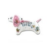 New Baby Autograph Dog w/ Pink Ribbon (Baby Girl), Makes a Great Newborn - BabyShower Gift By Occasions Gift Giving