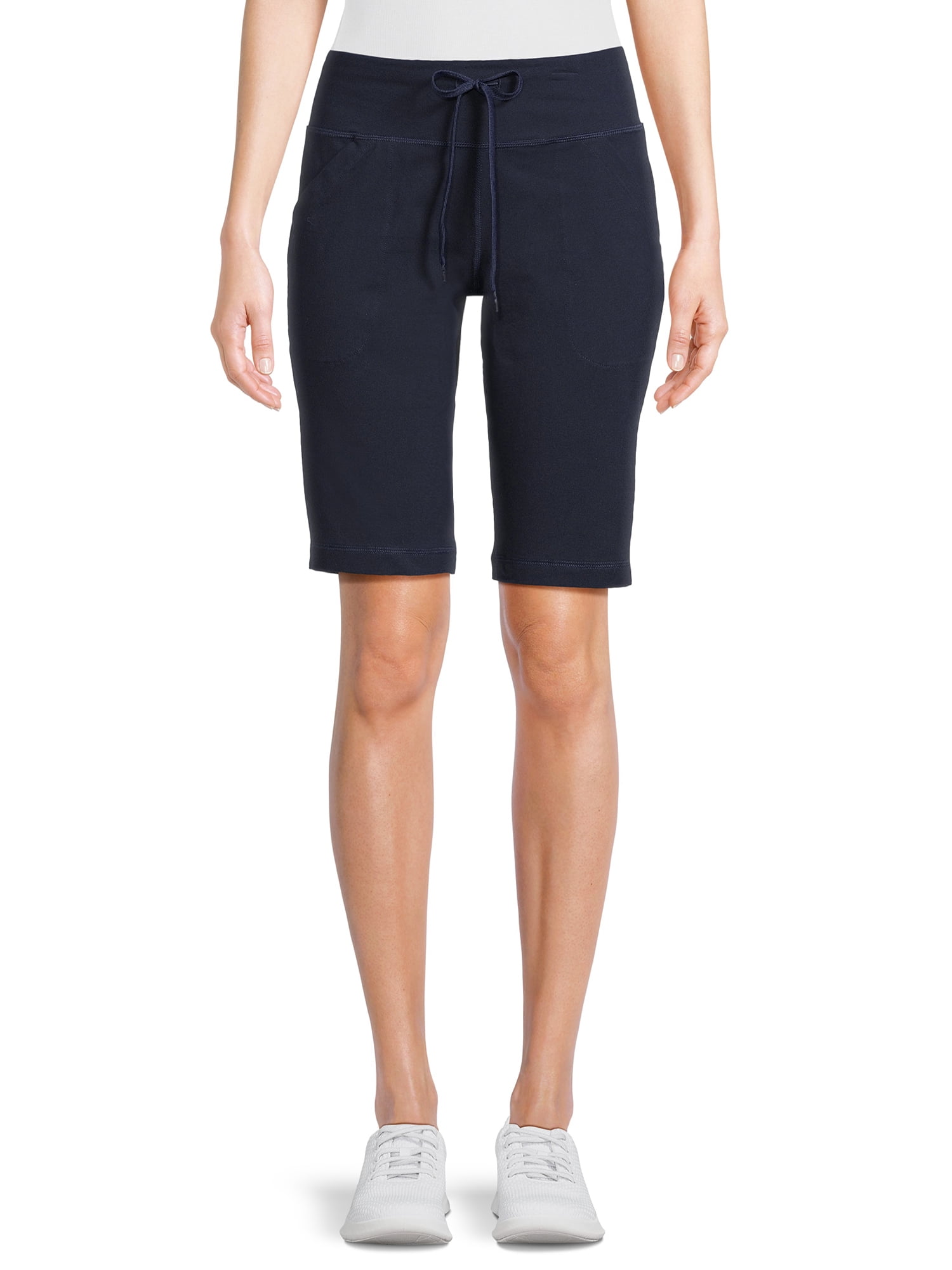 Athletic Works Women's Dri More Active Bermuda Shorts, Sizes S-XXL