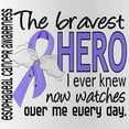 thumbnail image 2 of CafePress - Bravest Hero I Knew Esophageal Cancer Stainless Wa - Stainless Steel Water Bottle, Sports Bottle, 1.0L, 2 of 5