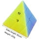 thumbnail image 1 of TANCH QIYI Jelly Pyramid Speed Cube 3X3 Triángulo transparente Magic Cube Puzzle Toy Color TANCH TANCH, 1 of 2