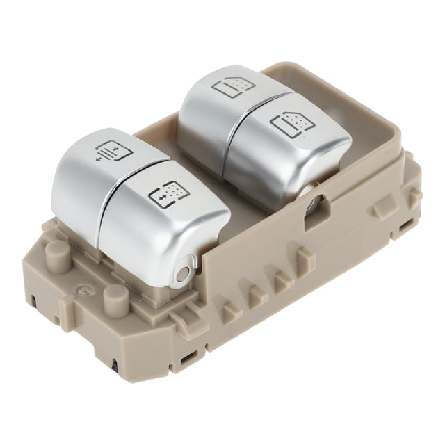Interruptor de ventana eléctrica Unique Bargains No.2229051505 Interruptor de control de ventana para Mercedes-Benz S550 S600 S63 AMG Beige
