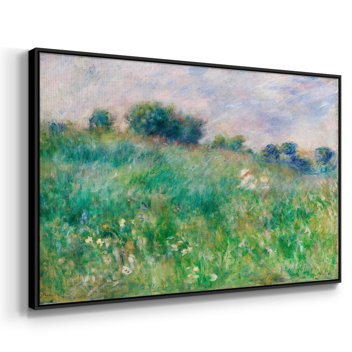 Vintage Landscape-XXIX By Wexford Home Framed in Black Wood Gallery Wrapped Canvas 17 in. x 25 in.