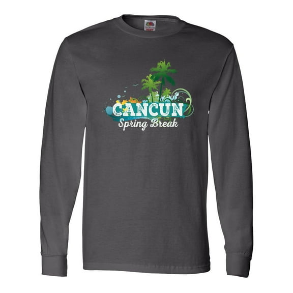 Inktastic Cancun Mexico Spring Break Long Sleeve T-Shirt