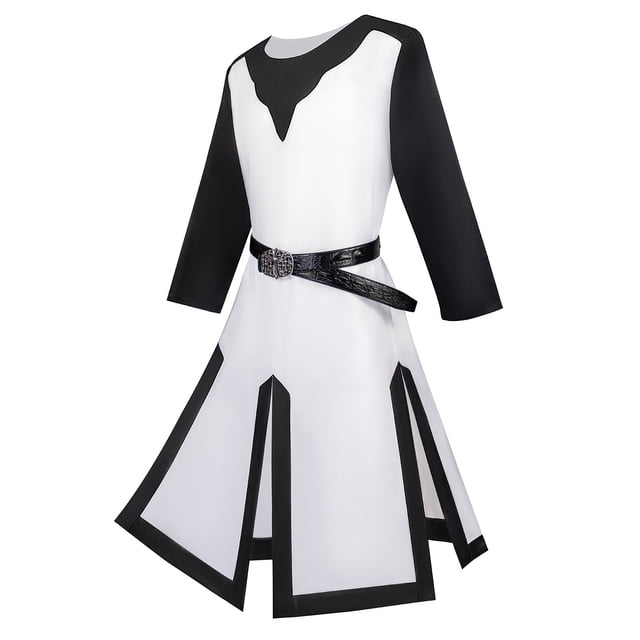 Túnica templaria renacentista medieval, vestido de actuación escénica vintage de pirata y caballero vikingo