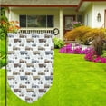 thumbnail image 3 of Wukai Tractor and Dumper Print Garden Flag 12.5x18 Inch Double Sided Sun-resistant Rain-resistant, Wrinkle-resistant Colorfast(Only Flag), 3 of 7