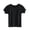Black, variant on Fancifize Dry Fit Tshirts for Boys Girls Workout Crewneck Short Sleeve Solid Color Tees Kids Summer Casual Tops