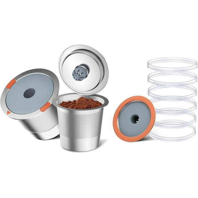 Reusable k Cup Coffee Filters,Universal stainless steel Refillable k Cups Filter Use for Keurig 2.0 and 1.0 Coffee Makers-brewers
