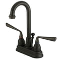 thumbnail image 1 of Kingston Brass Silver Sage Two Handle 4" Centerset Lavatory Faucet with Retail Pop-up, 1 of 3