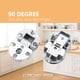 thumbnail image 3 of Bisagra, Bisagra De Armario Bisagra De Aleación De Zinc, Armario De 90 Grados Hogar Para Dormitorio Cocina YLSHRF 90 Degree Hinge, 3 of 8