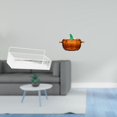 thumbnail image 2 of Plato De Dulces De Calabaza De Vidrio Con Tapa, Tazón Con Forma De Tarro De Galletas, Plato Para Servir De Color Naranja Con Tapa Elegante Para Centro De Mesa Festivo Y Almacenamiento, 2 of 8