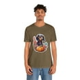 thumbnail image 4 of Autumn Pup: Dachshund & Pumpkins Tee - Unisex Jersey Short Sleeve Tee, 4 of 4