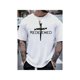 thumbnail image 1 of Camiseta informal para hombre, con la cruz de la redención clavada y la fe en Dios, Jesús. Algodón. Tejido cómodo y transpirable. Ideal para uso diario al aire libre., 1 of 6
