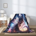 thumbnail image 2 of Rateoe Urban Style Colorful Dragon Pattern Flannel Throw Blanket, Ultra-soft Blanket for Bed, Couch, Car, Hypoallergenic Anti-pilling blanket-40"x30"(Vertical), 2 of 6