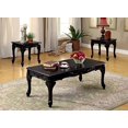 thumbnail image 1 of Furniture of America 3 Piece Chesapeake Table Set, Black, 1 of 4
