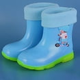 thumbnail image 2 of Otqutp Children Shoes Girls Single Shoes Bowknot First Shoes Buckle Strap Toddler Soft Bottom Breathable Princess Shoes 0-13 Years(Blue,9.5-10 Years), 2 of 5