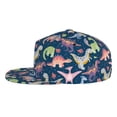 thumbnail image 3 of Fotbe Dinosaur Flat Bill Visor Cap Classic Snapback Hat Polyester Foam Trucker Hat Trucker Cap Adjustable Baseball Cap, 3 of 9