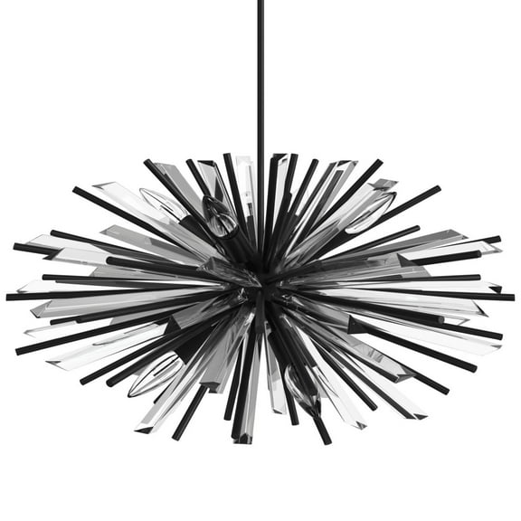Avenue Lighting Hf8203 Palisades Ave. 10 Light 39" Wide Sputnik Chandelier - Black