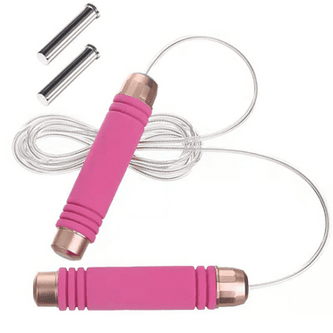 Weighted for Fitness, Adjustable Skipping Rope for Exercise, with Bearing Foam Handle for Fitness