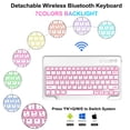 thumbnail image 3 of Funda con teclado IVEOPPE para Xiaomi Redmi Pad Pro de 12,1 pulgadas, 7 colores, retroiluminada, 3 of 8