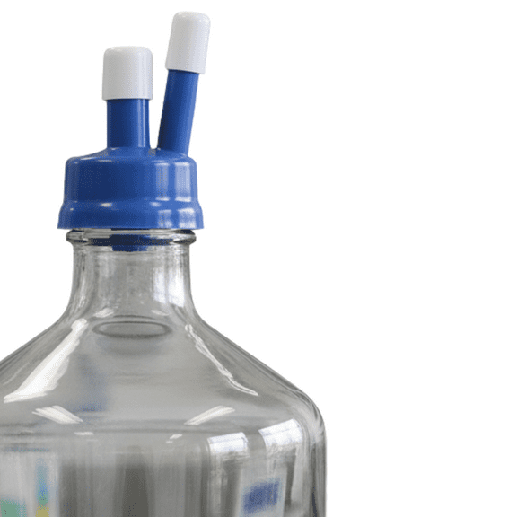 Dual-Hole Silicone Carboy Cap 2.25" & 2.5" Openings 3/4/5/6.5 Gallon Carboys (2.0" Opening)