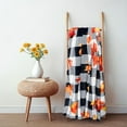 thumbnail image 2 of Fall Throw Blanket Pumpkin Leaves Plaid Flannel Blanket for Couch Bed Sofa, Soft Warm Autumn Blanket Fall Decor Cozy Home Atmosphere, 60"x50", 2 of 5
