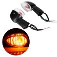 thumbnail image 1 of Luces De Señalización De La Motocicleta Lámparas LED De De ABS Duraderos Para R1 R6 FZ1 FZ6 XJ6 Negro Amarillo Opcional 2pcs, 1 of 7