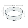 thumbnail image 2 of Elementi Wind Screen for Lunar Bowl and Fiery Rock Fire table, 2 of 2